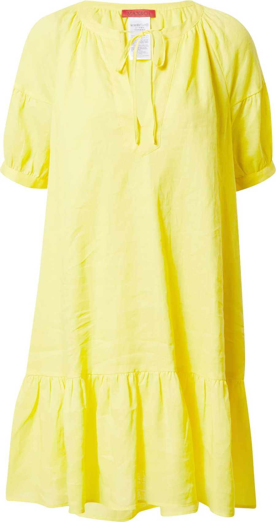 MAX&Co. Šaty 'MIRIAM' světle žlutá