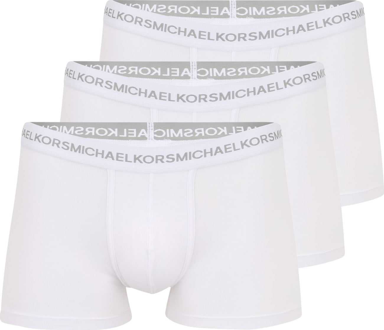 Michael Kors Boxerky bílá / šedobéžová