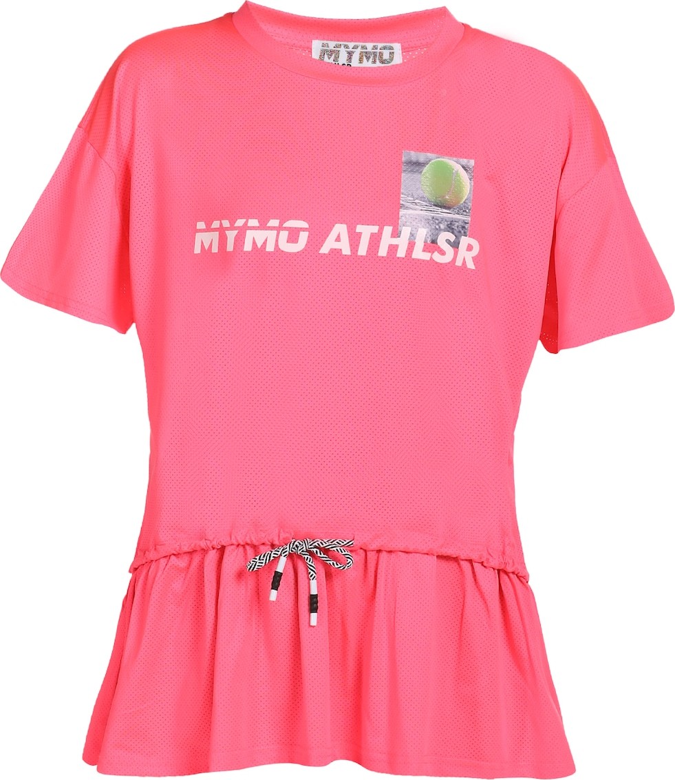 myMo ATHLSR Funkční tričko svítivě růžová / bílá / kiwi / šedá