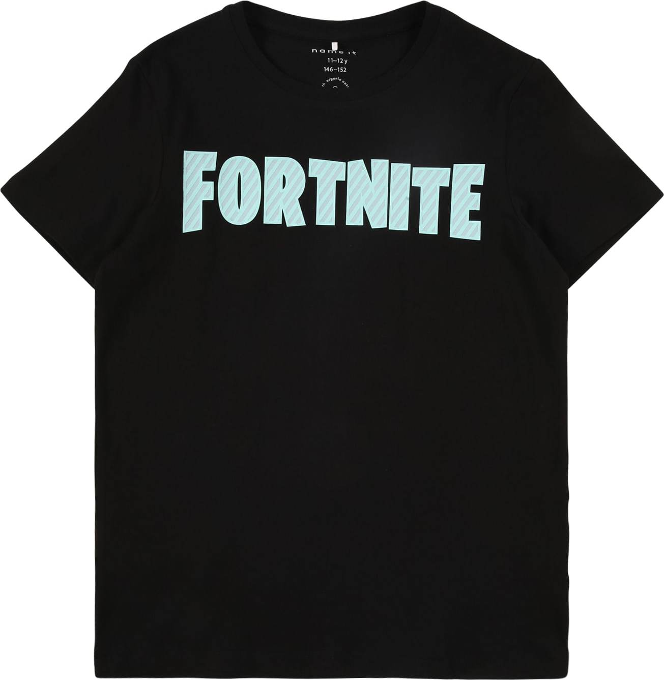 NAME IT Tričko 'Fortnite' azurová modrá / černá