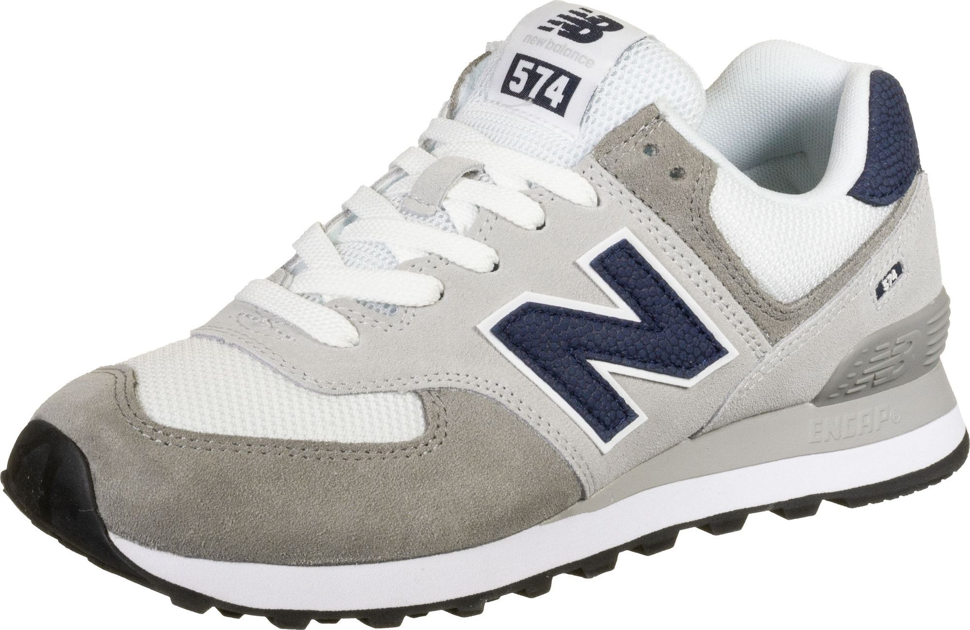 new balance Tenisky šedá / kobaltová modř / bílá