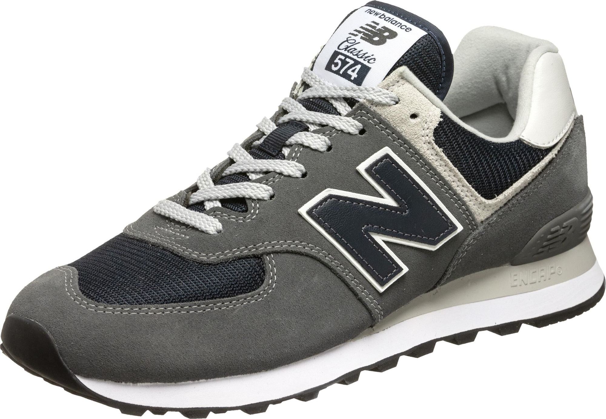 new balance Tenisky bílá / černá / tmavě šedá