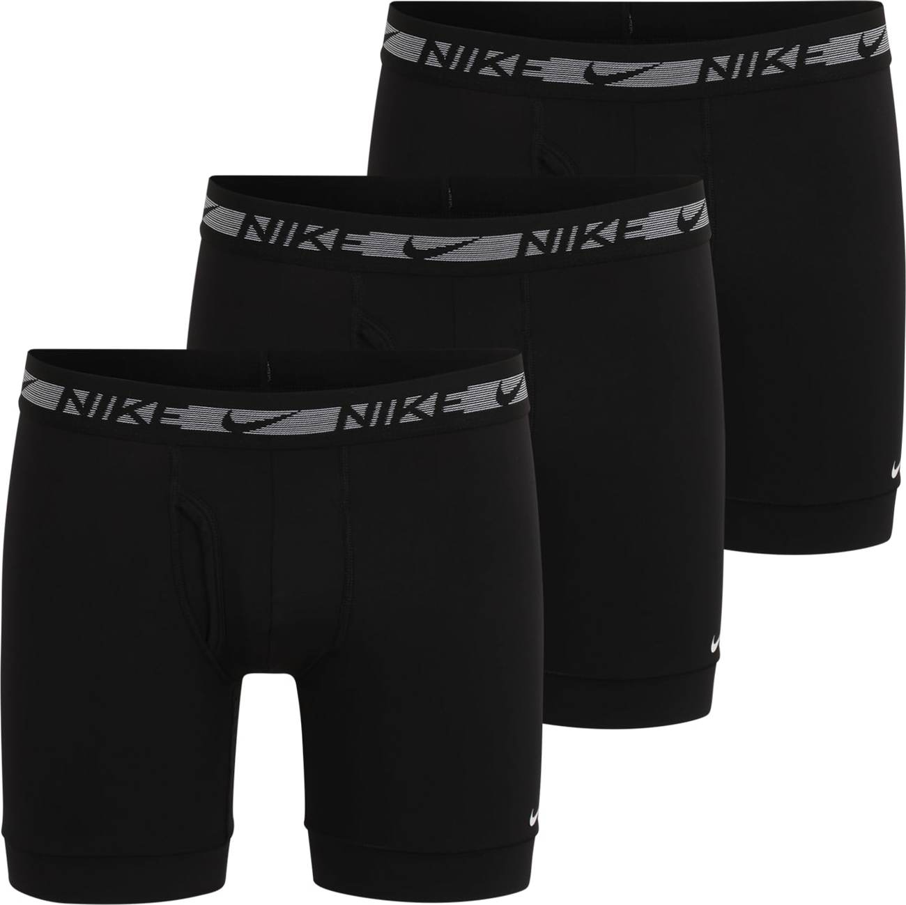 NIKE Sportovní spodní prádlo černá / bílá