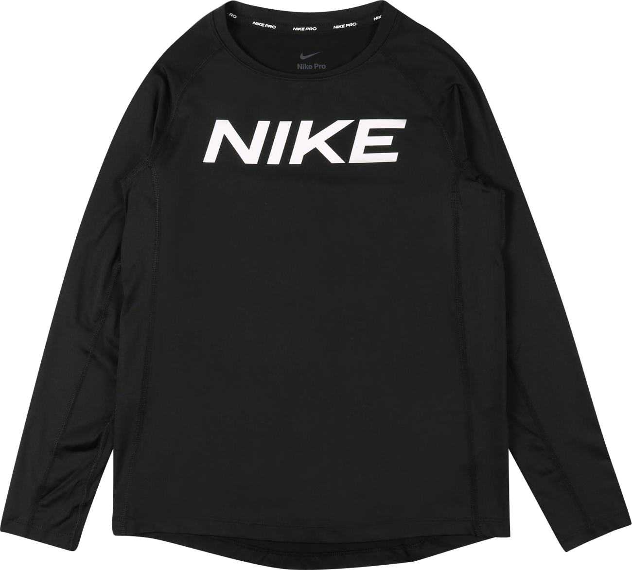 NIKE Funkční tričko černá / bílá