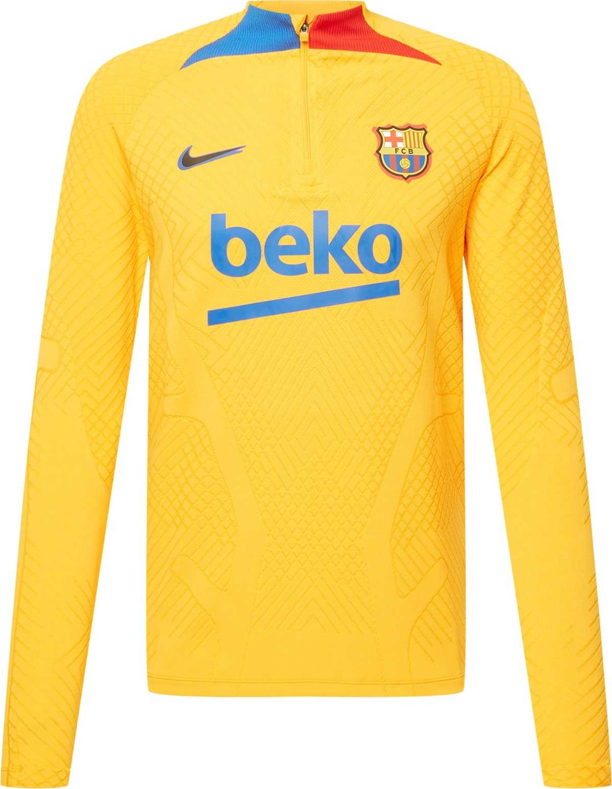 NIKE Funkční tričko jasně oranžová / červená / královská modrá