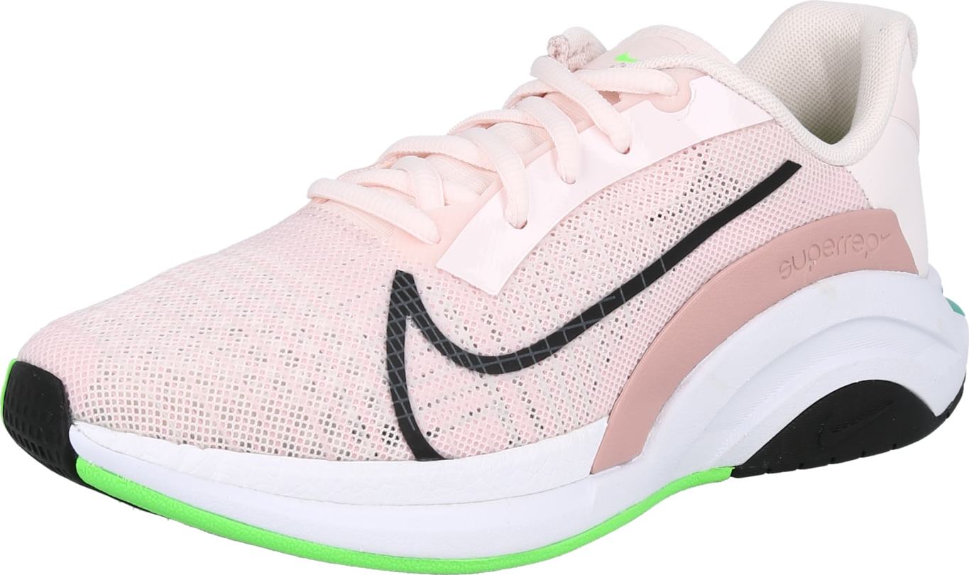 NIKE Sportovní boty 'ZoomX' růžová / černá