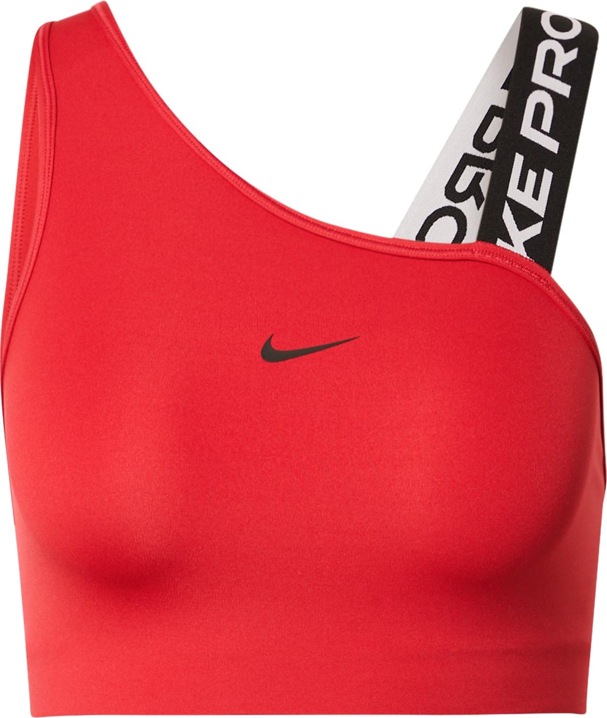 NIKE Sportovní podprsenka červená / bílá / černá