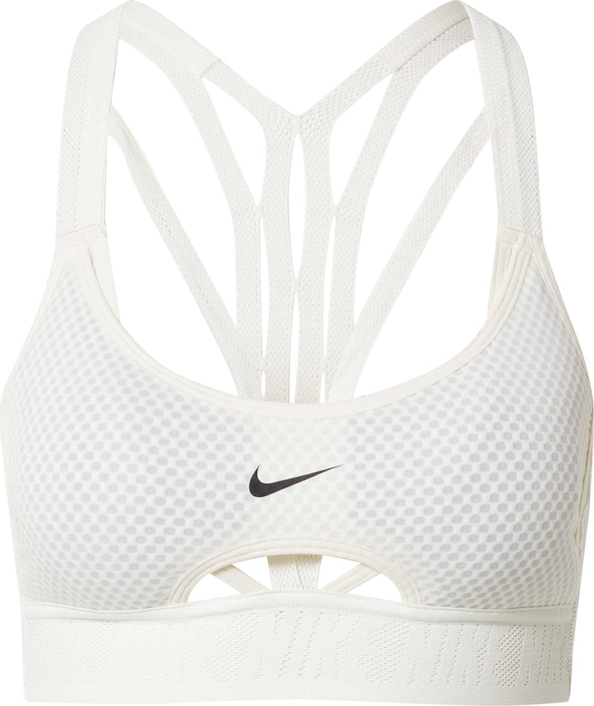 NIKE Sportovní podprsenka 'Indy' azurová / bílá
