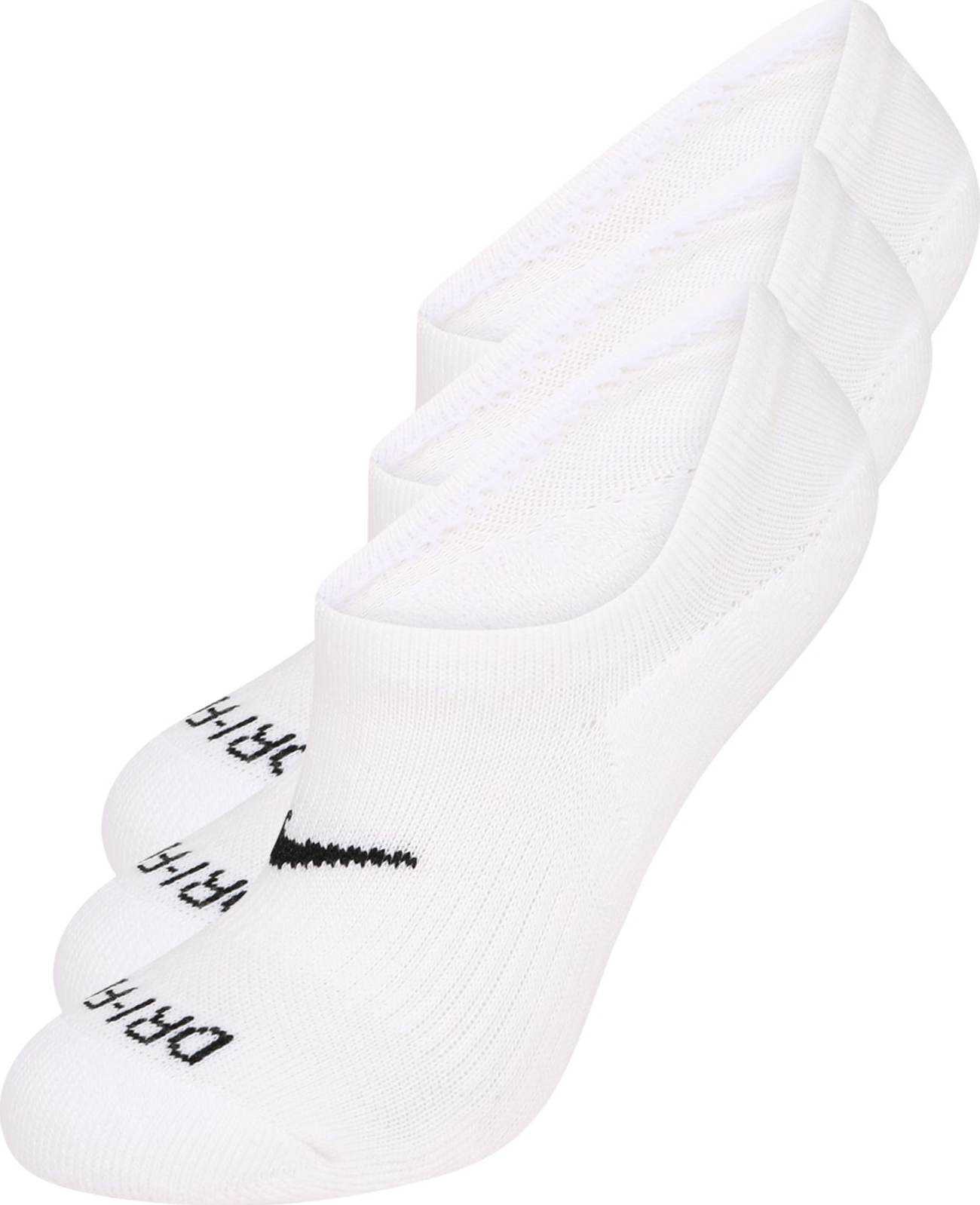 NIKE Sportovní ponožky bílá / černá