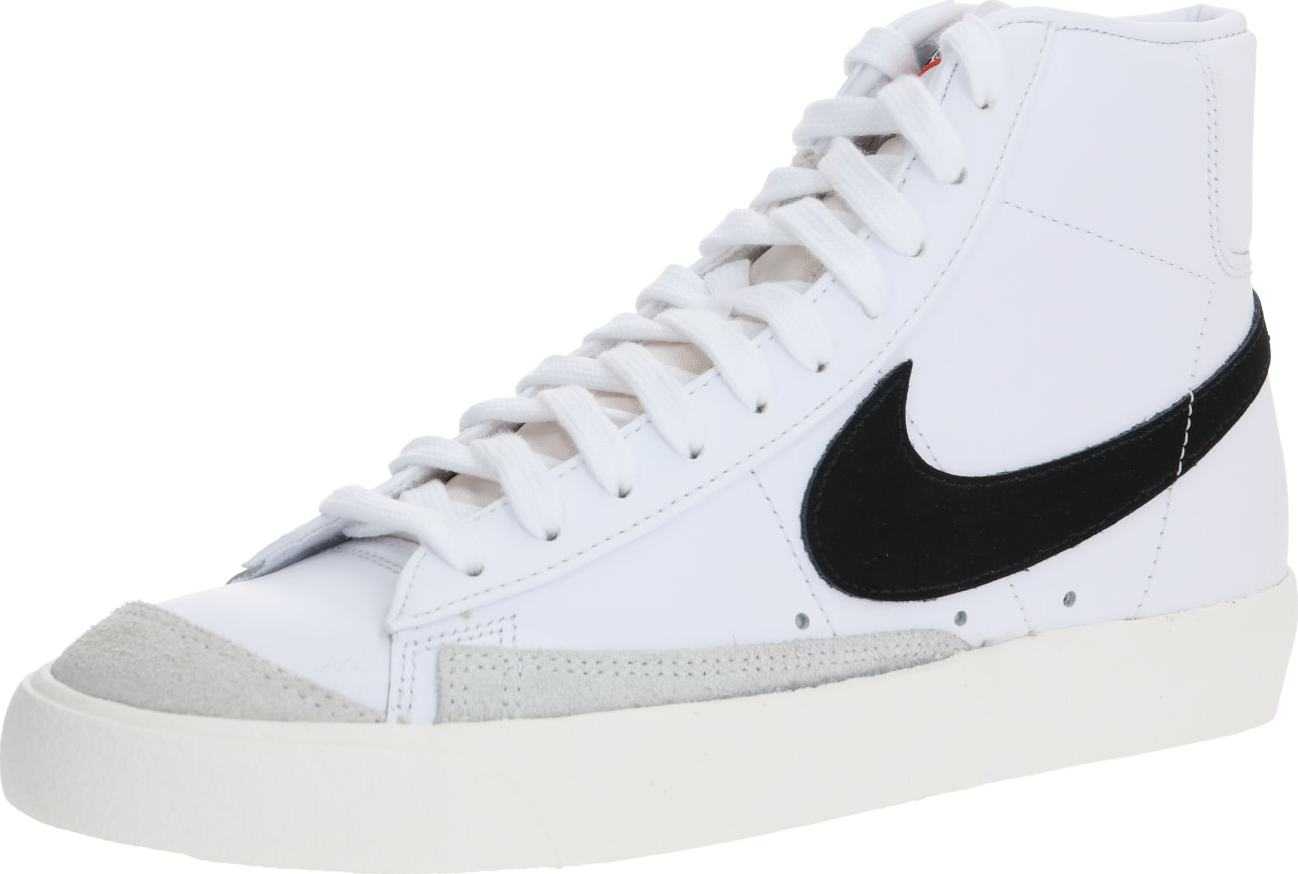 Nike Sportswear Kotníkové tenisky 'Blazer Mid 77 Vintage' bílá / černá