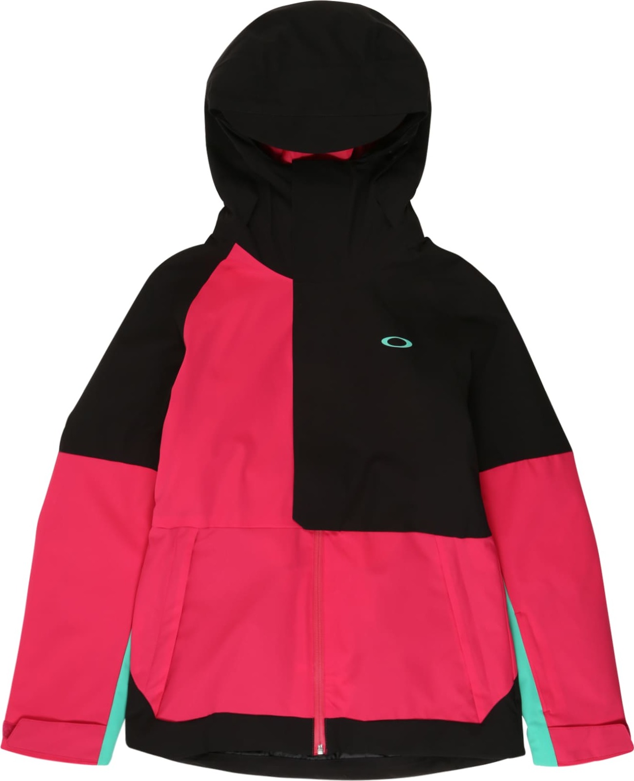 OAKLEY Sportovní bunda 'CAMELLIA' černá / pink / mátová