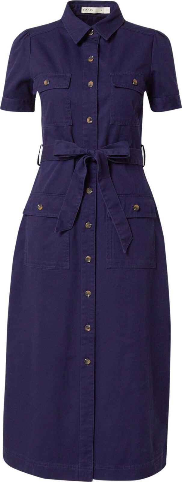 Oasis Košilové šaty námořnická modř