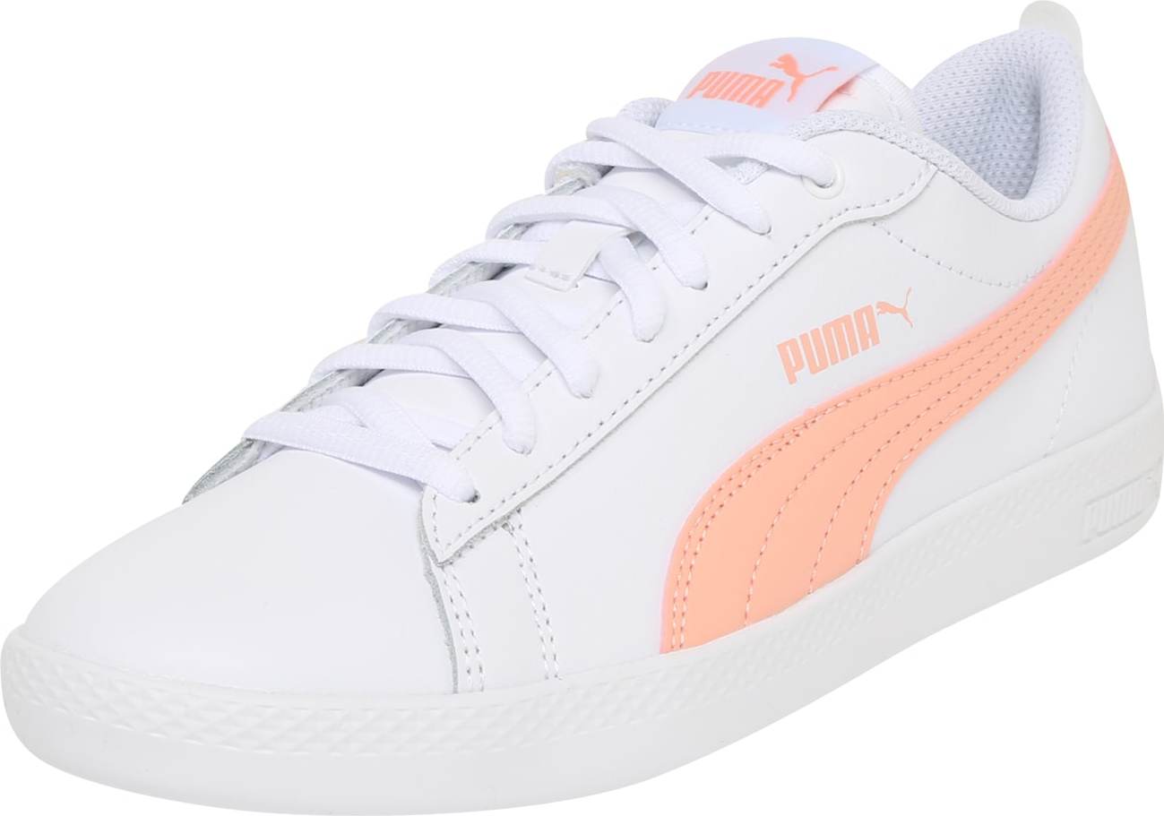 PUMA Tenisky 'Smash v2' bílá / meruňková