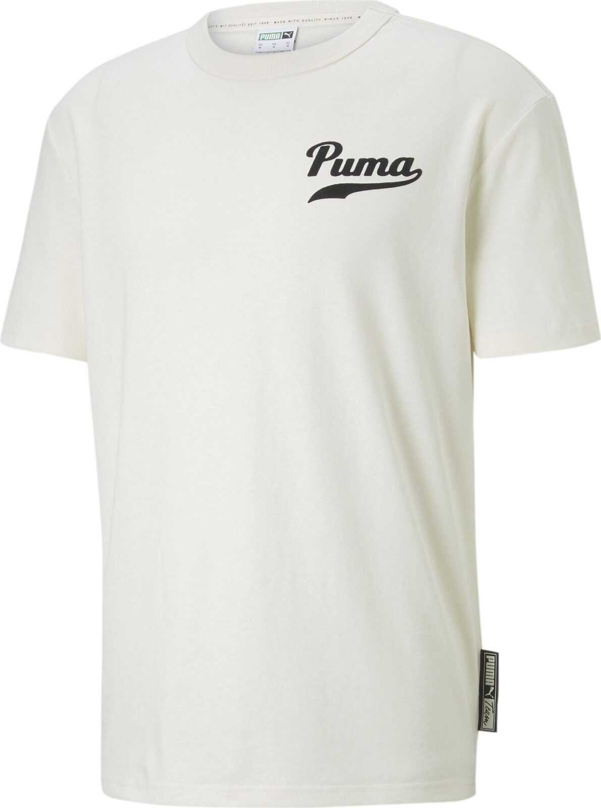 PUMA Tričko bílá / černá