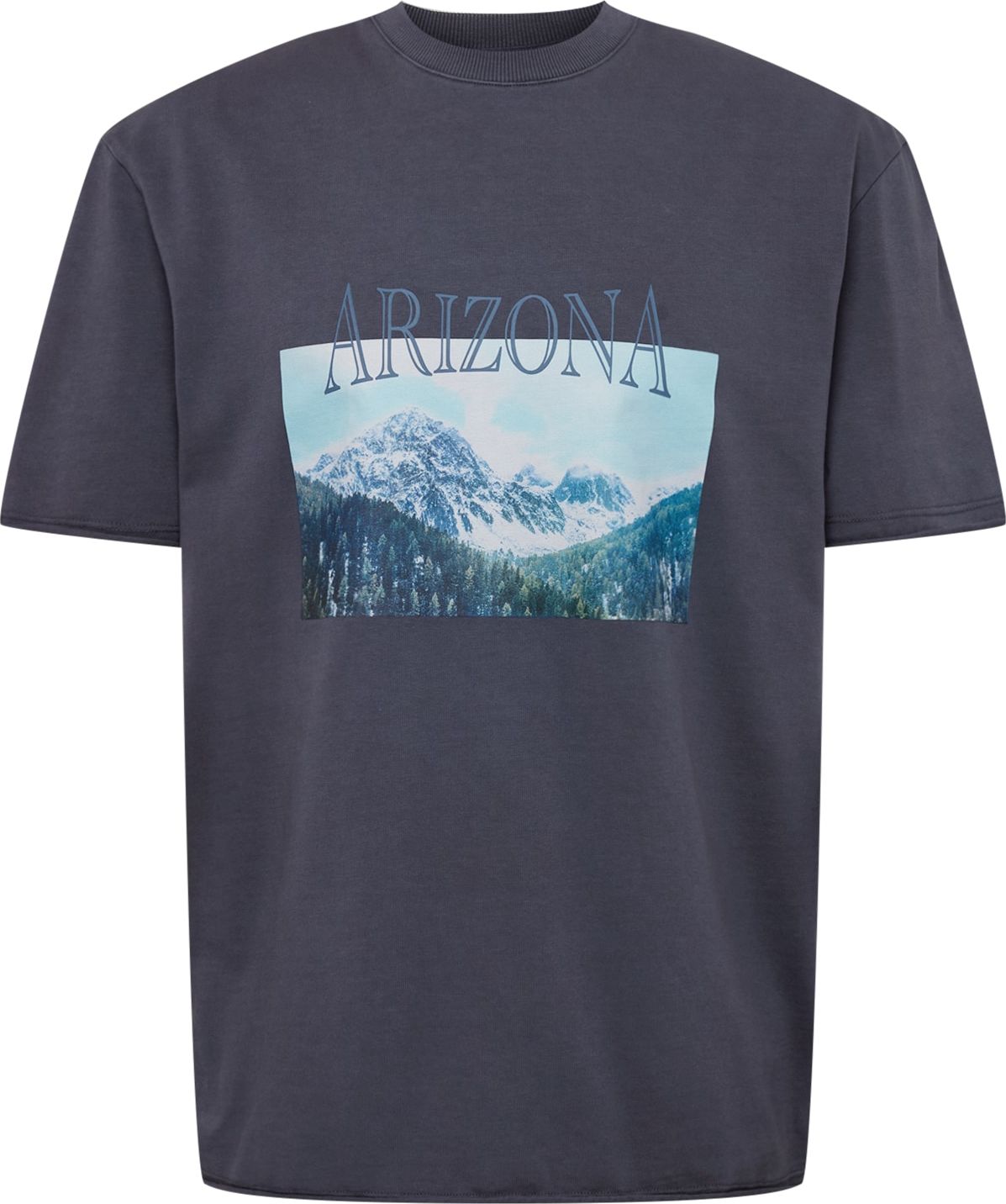 River Island Tričko 'ARIZONA' tmavě šedá / námořnická modř / tmavě zelená / světlemodrá