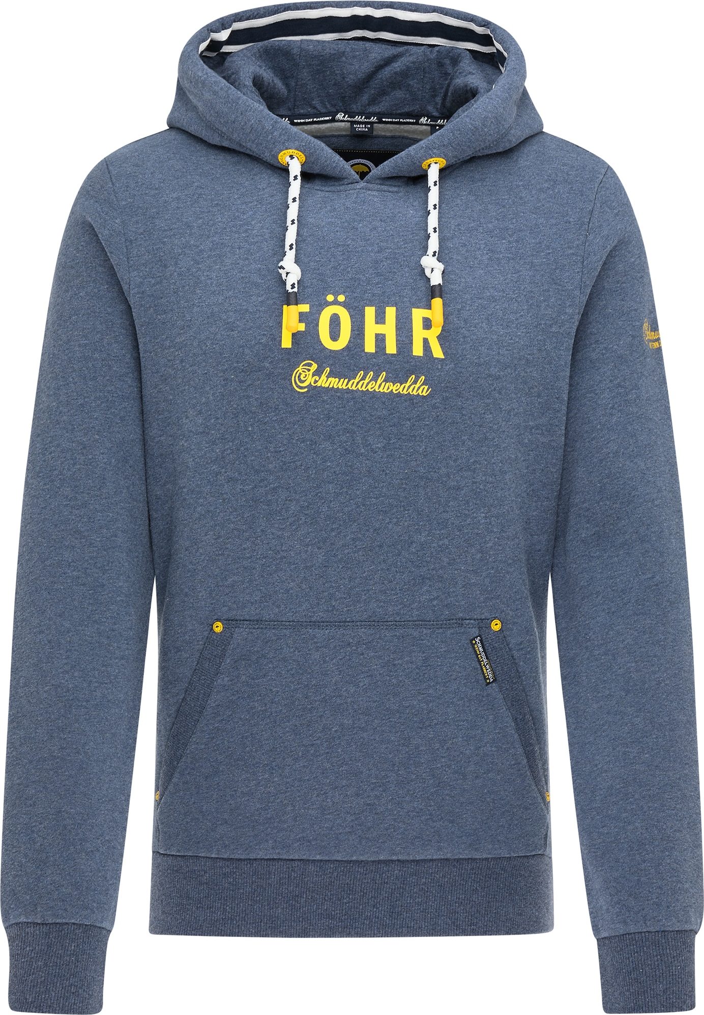 Schmuddelwedda Mikina 'Föhr' žlutá / chladná modrá
