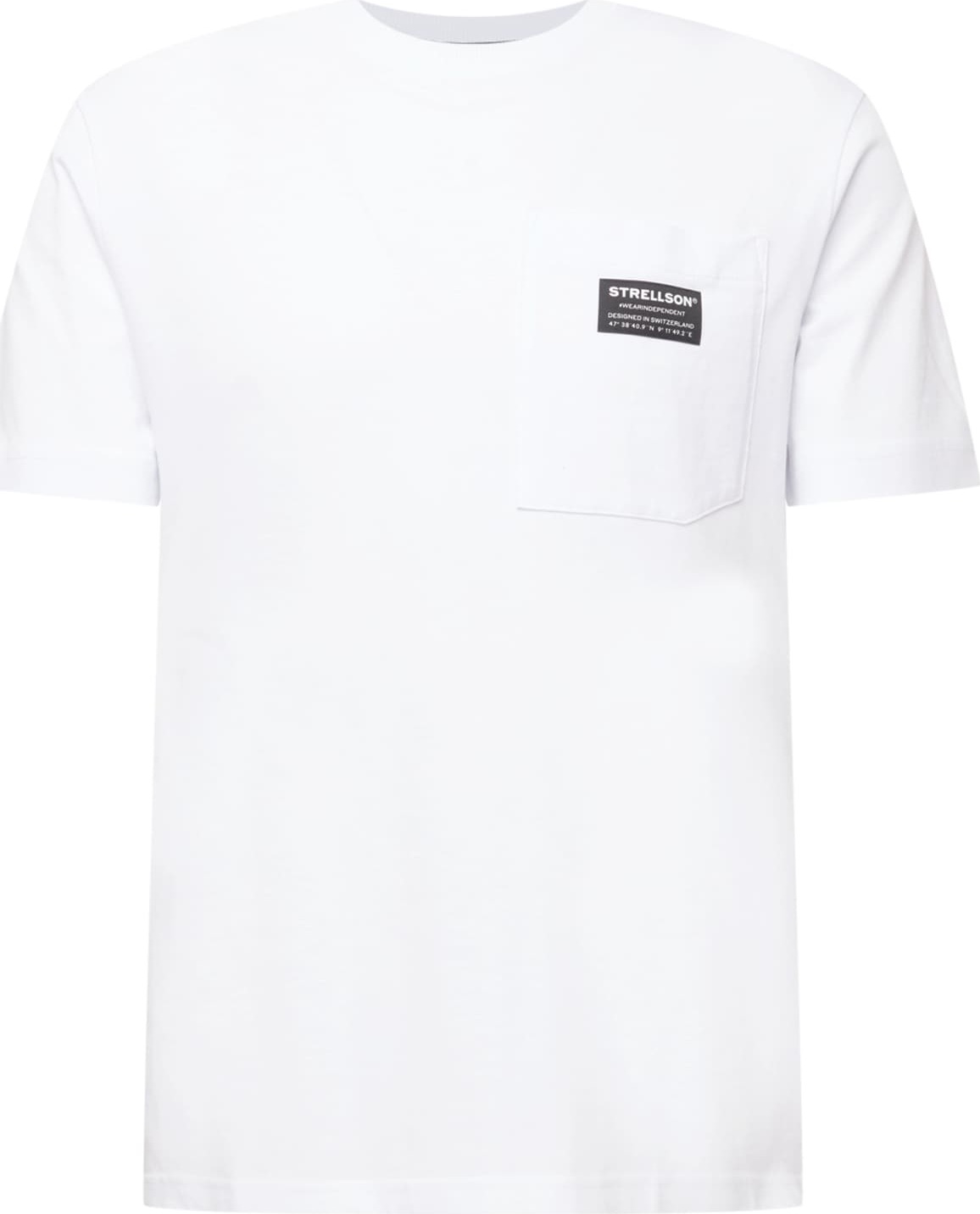 STRELLSON Tričko 'Trym' offwhite / černá