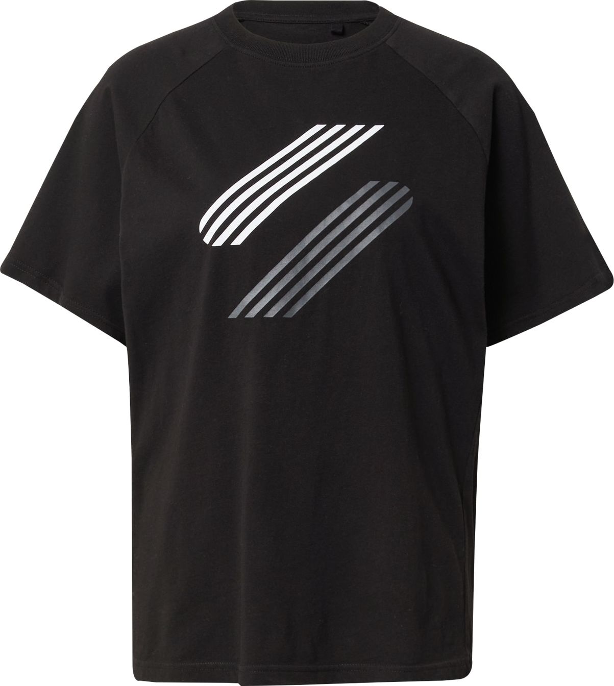 Superdry Funkční tričko černá / šedá / světle šedá