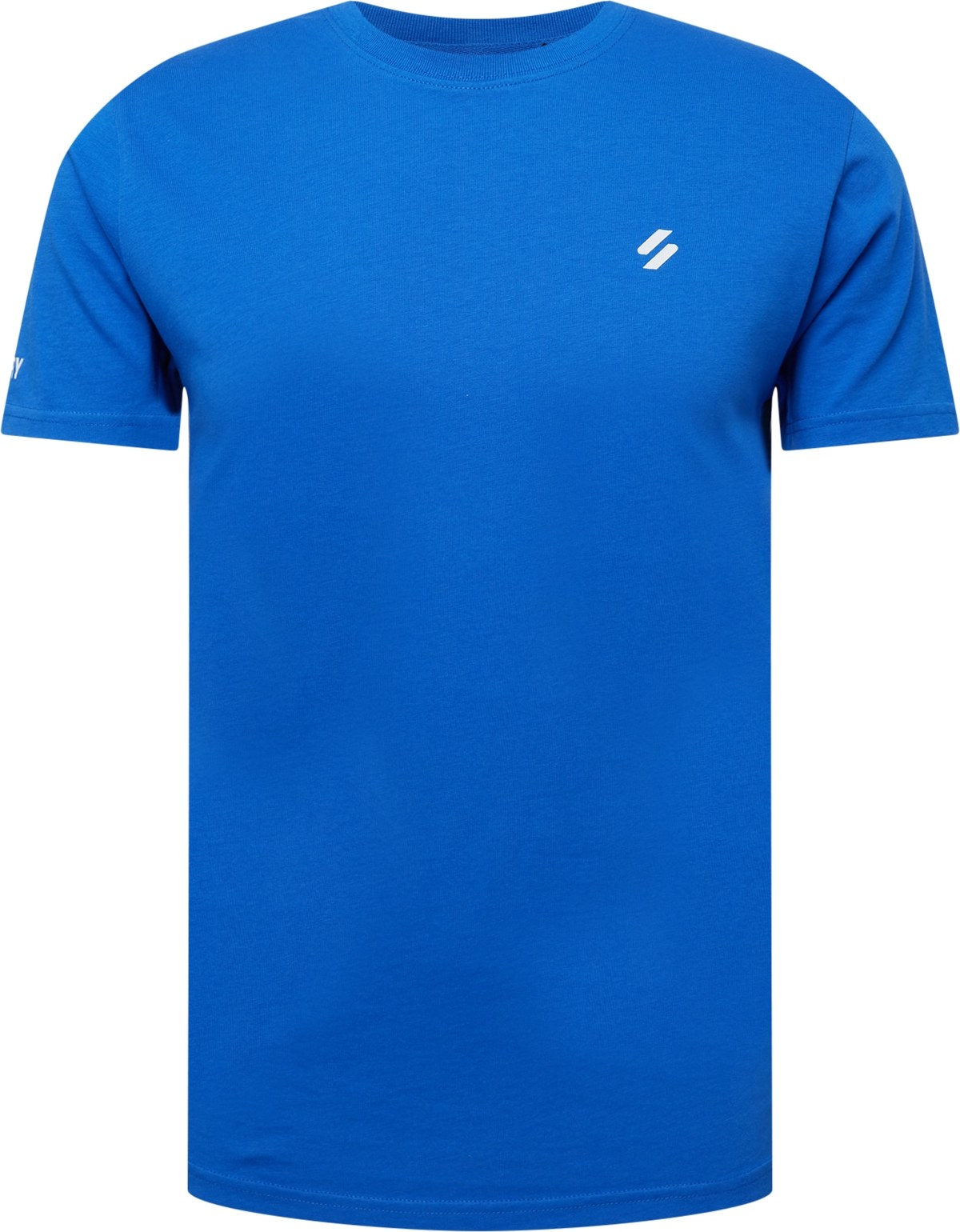 Superdry Funkční tričko královská modrá / bílá