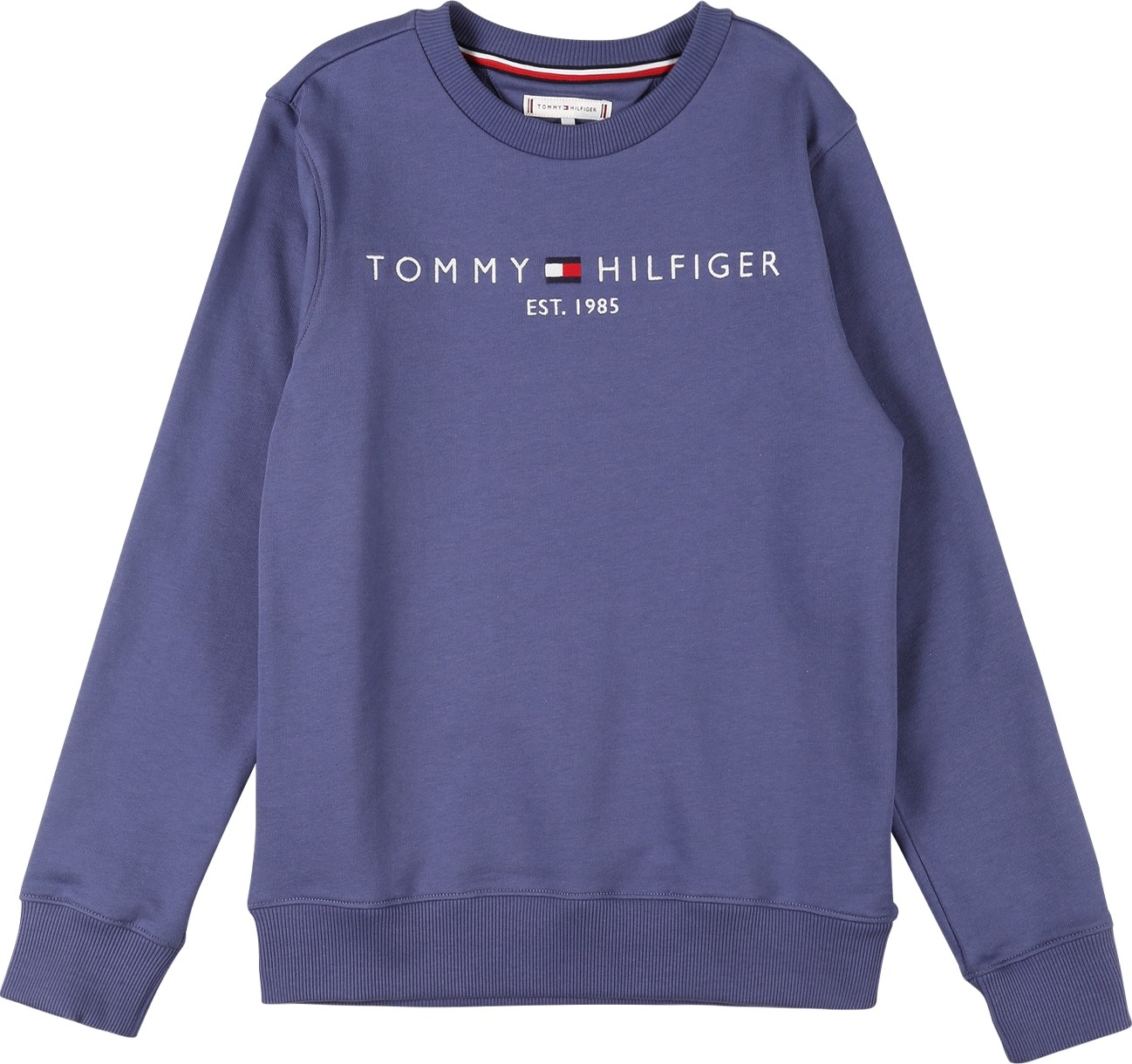 TOMMY HILFIGER Mikina bílá / červená / námořnická modř / kobaltová modř