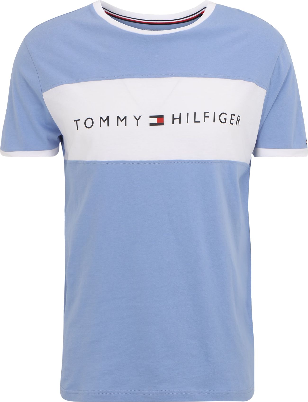 TOMMY HILFIGER Tílko světlemodrá / bílá / námořnická modř / červená