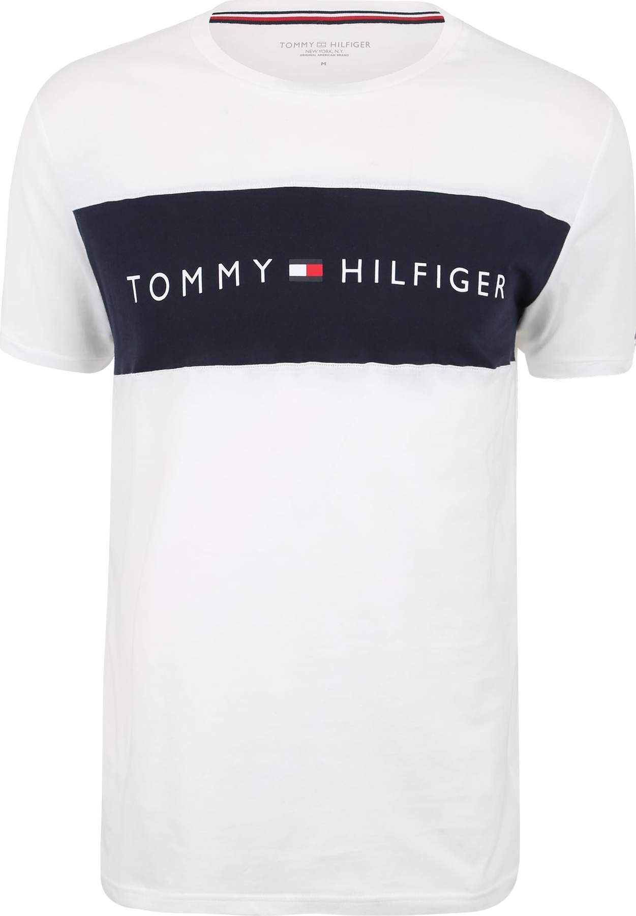 TOMMY HILFIGER Tílko černá / bílá
