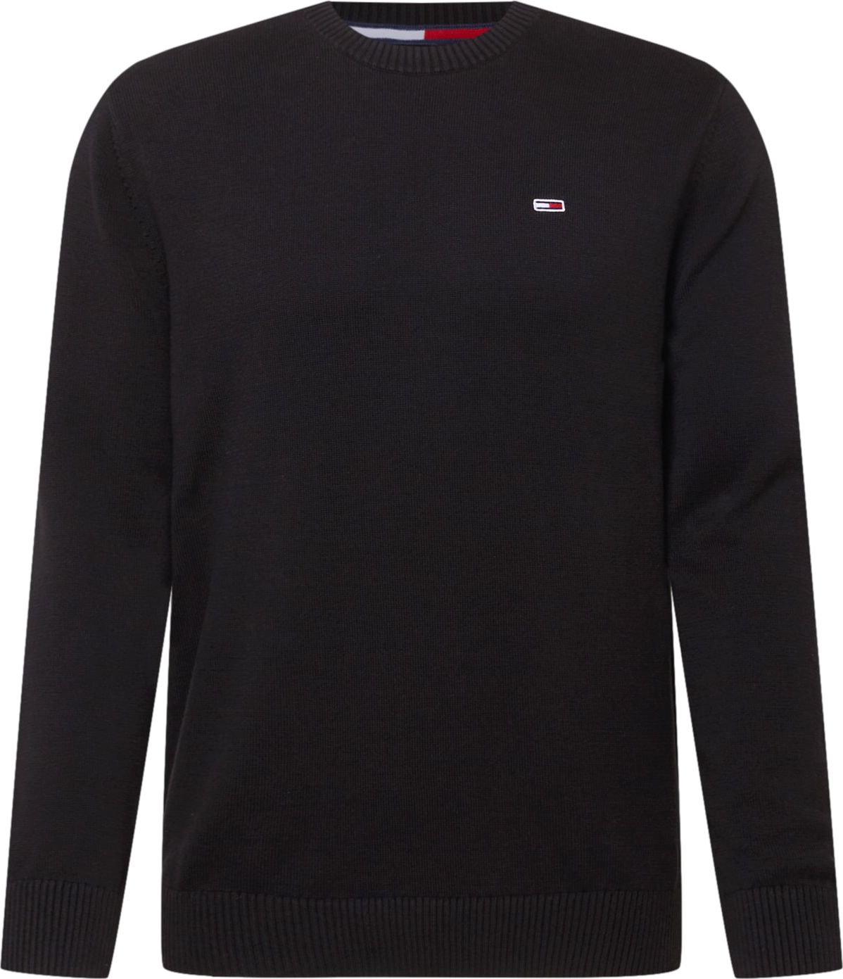 Tommy Jeans Svetr černá / modrá / červená / bílá