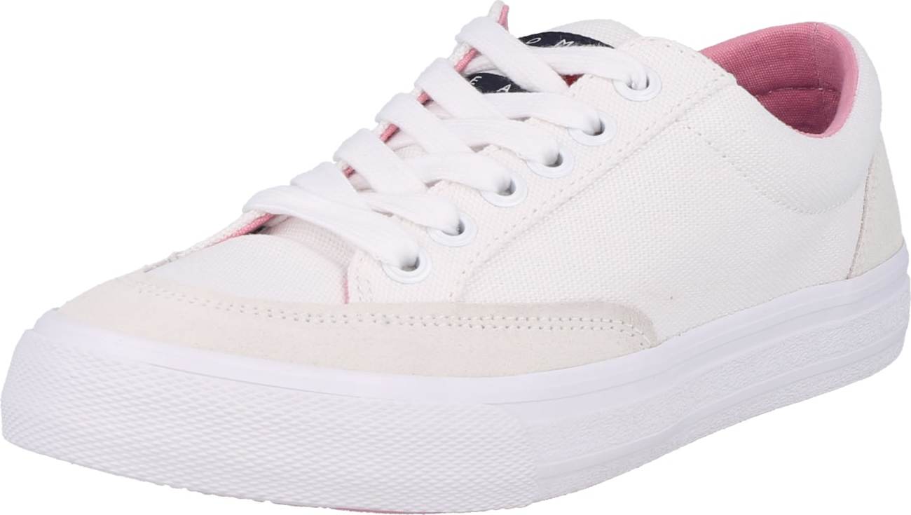 Tommy Jeans Tenisky bílá / světle béžová / světle růžová