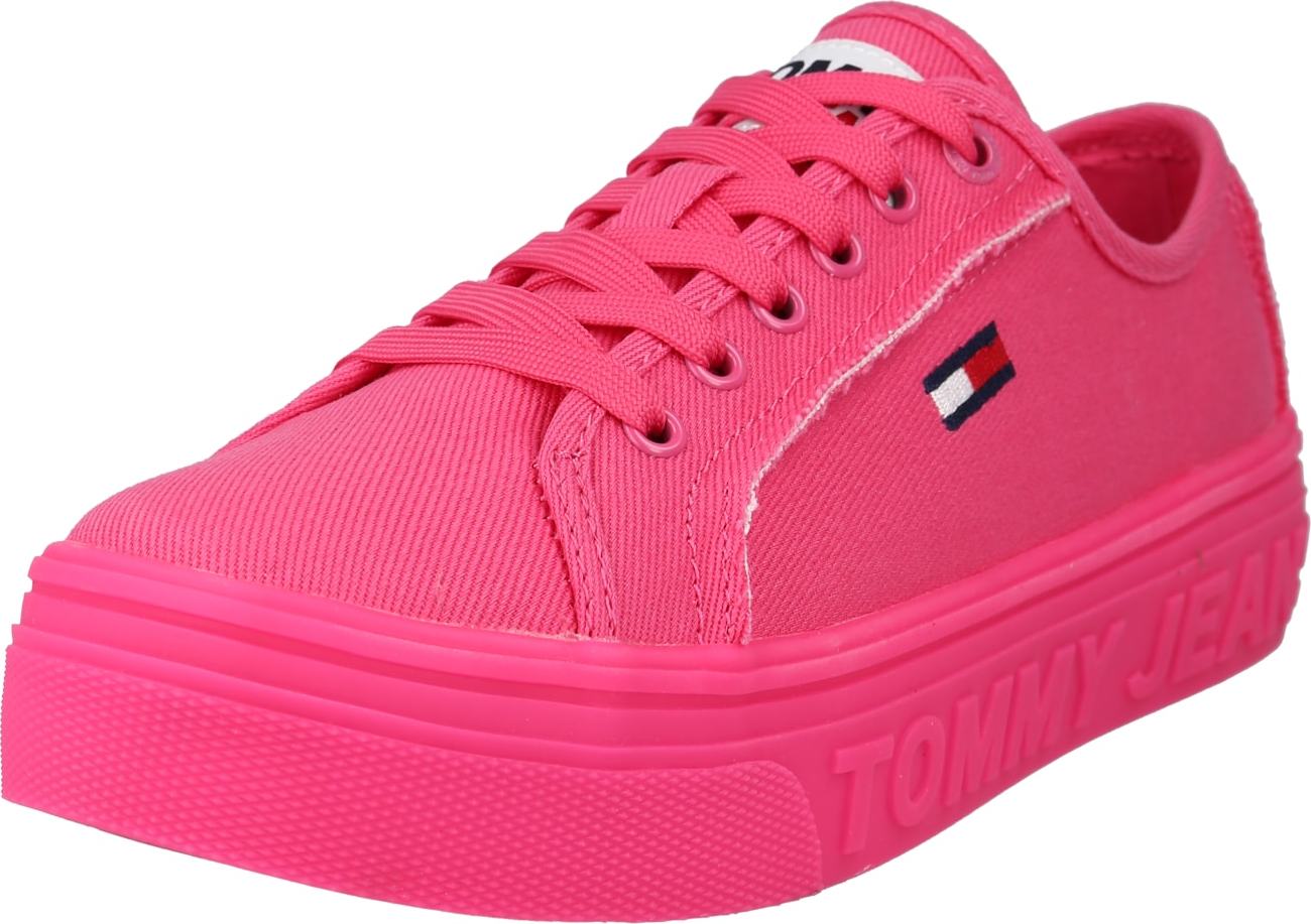 Tommy Jeans Tenisky pink / bílá / červená / námořnická modř