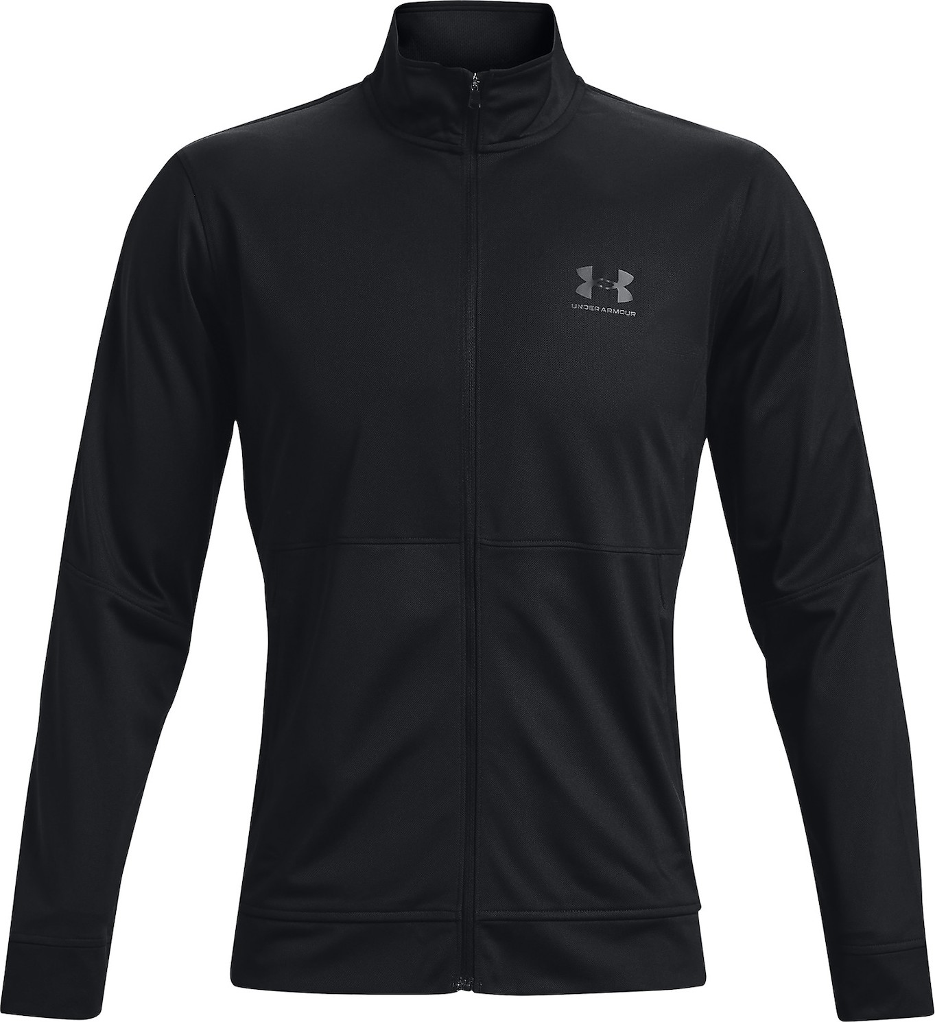 UNDER ARMOUR Sportovní bunda černá / kámen