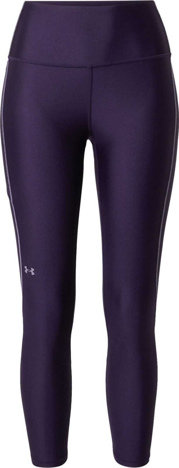 UNDER ARMOUR Sportovní kalhoty 'HeatGear Armour' fialová / černá / bílá
