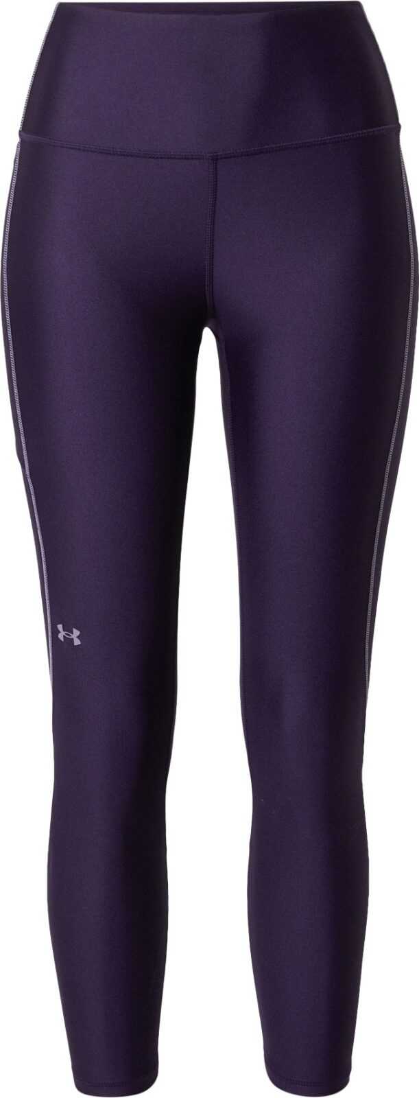 UNDER ARMOUR Sportovní kalhoty 'HeatGear Armour' fialová / černá / bílá