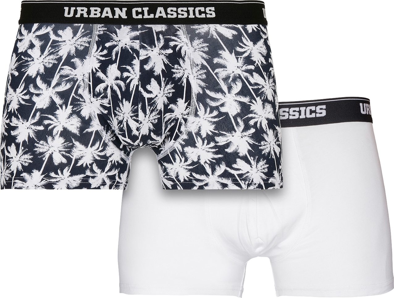 Urban Classics Boxerky bílá / černá