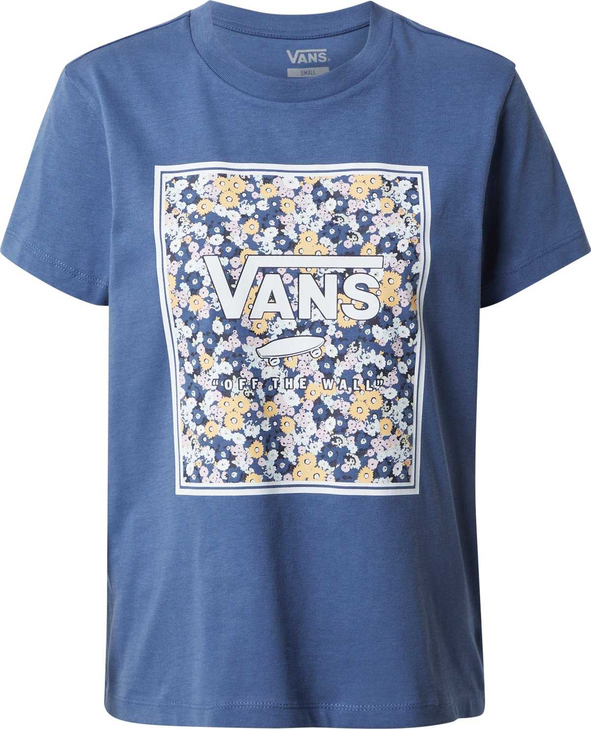 VANS Tričko 'DECO BOX' námořnická modř / růžová / bílá / žlutá / černá