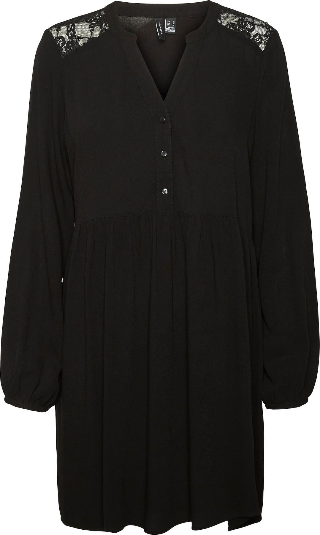 Vero Moda Petite Košilové šaty 'Debbie' černá