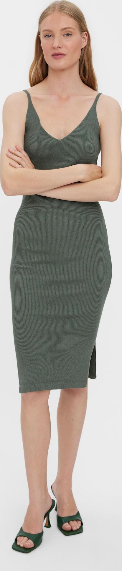 VERO MODA Šaty zelená