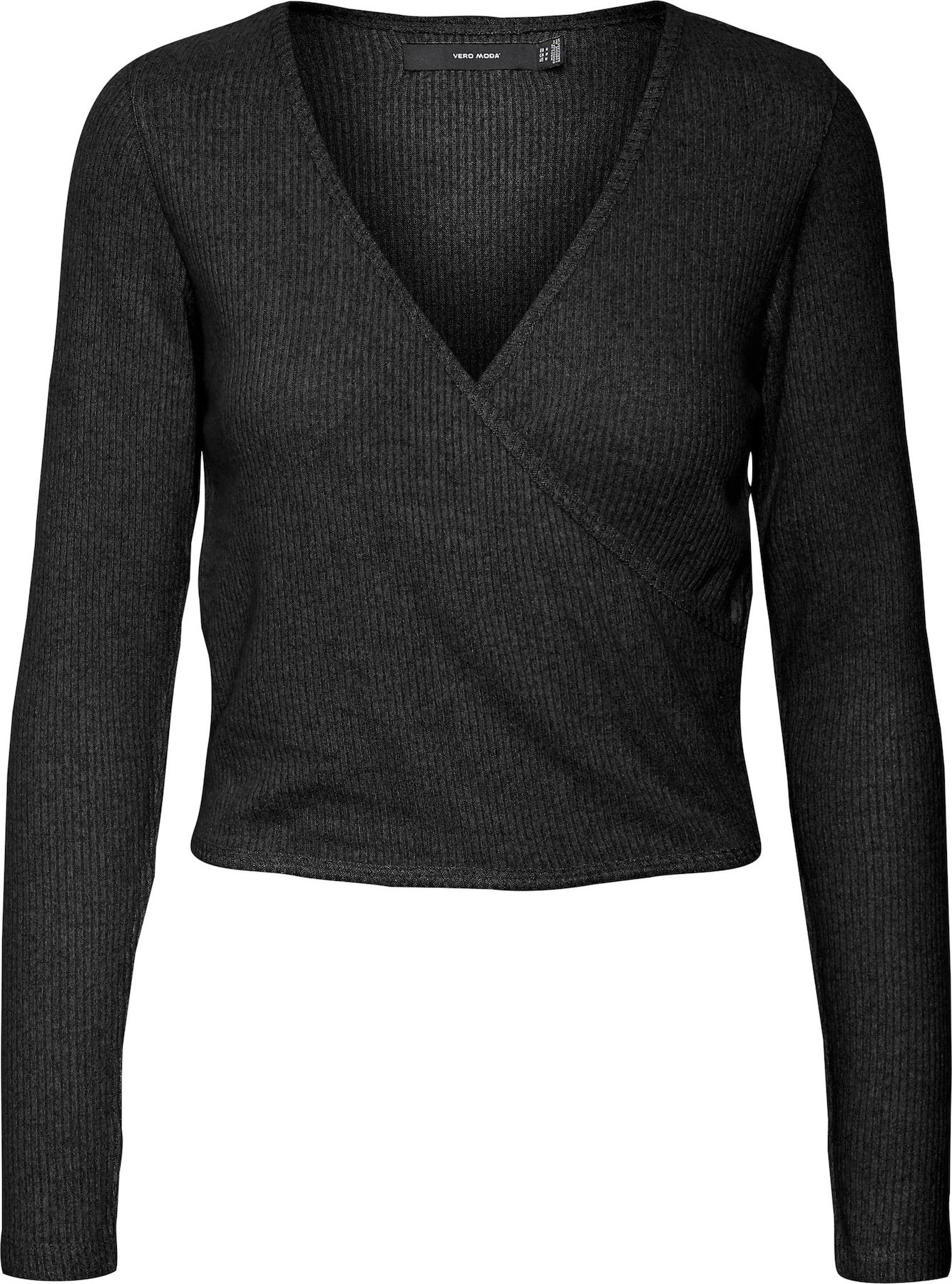 VERO MODA Svetr 'Sheila' černý melír