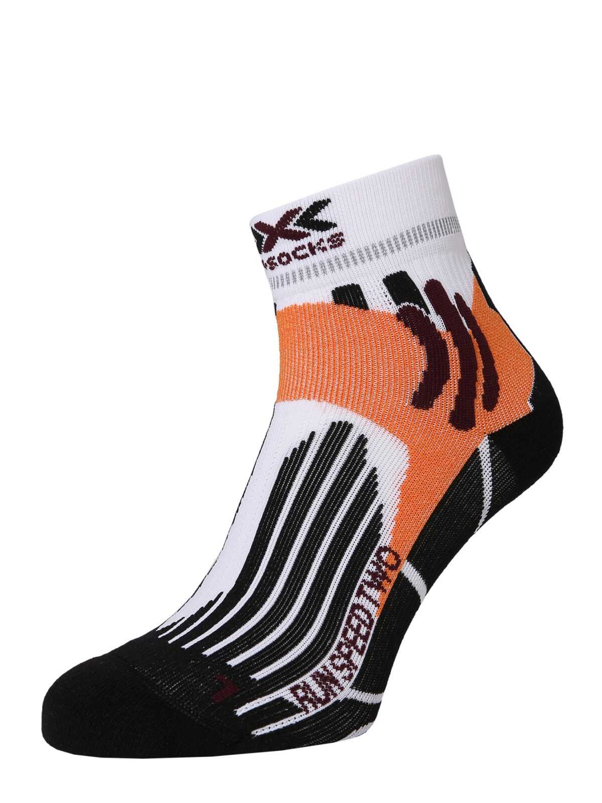 X-SOCKS Sportovní ponožky 'SPEED TWO' bílá / lososová / černá
