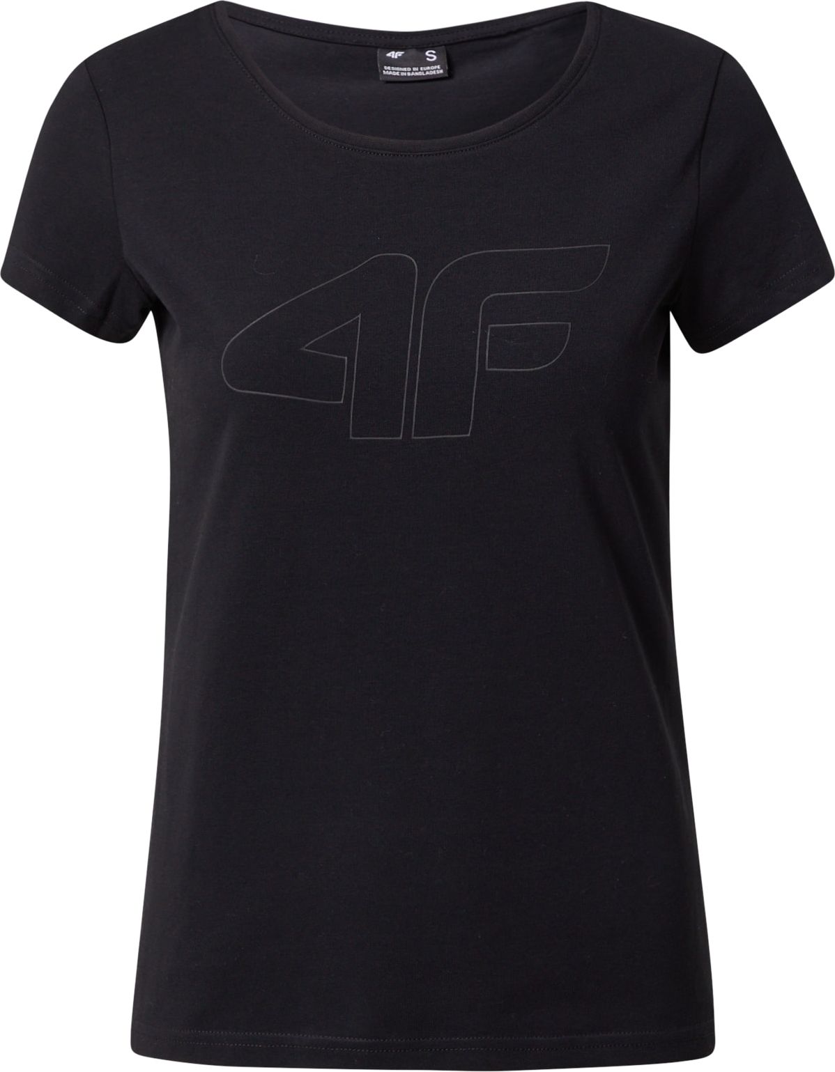 4F Funkční tričko černá / šedá