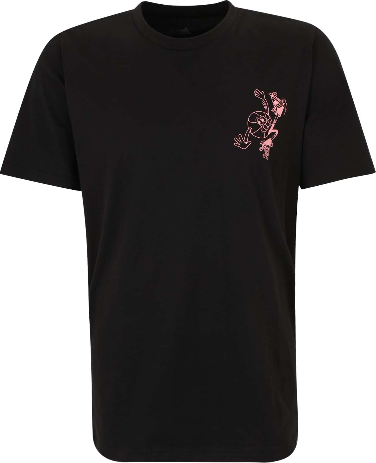 ADIDAS PERFORMANCE Funkční tričko černá / světle růžová