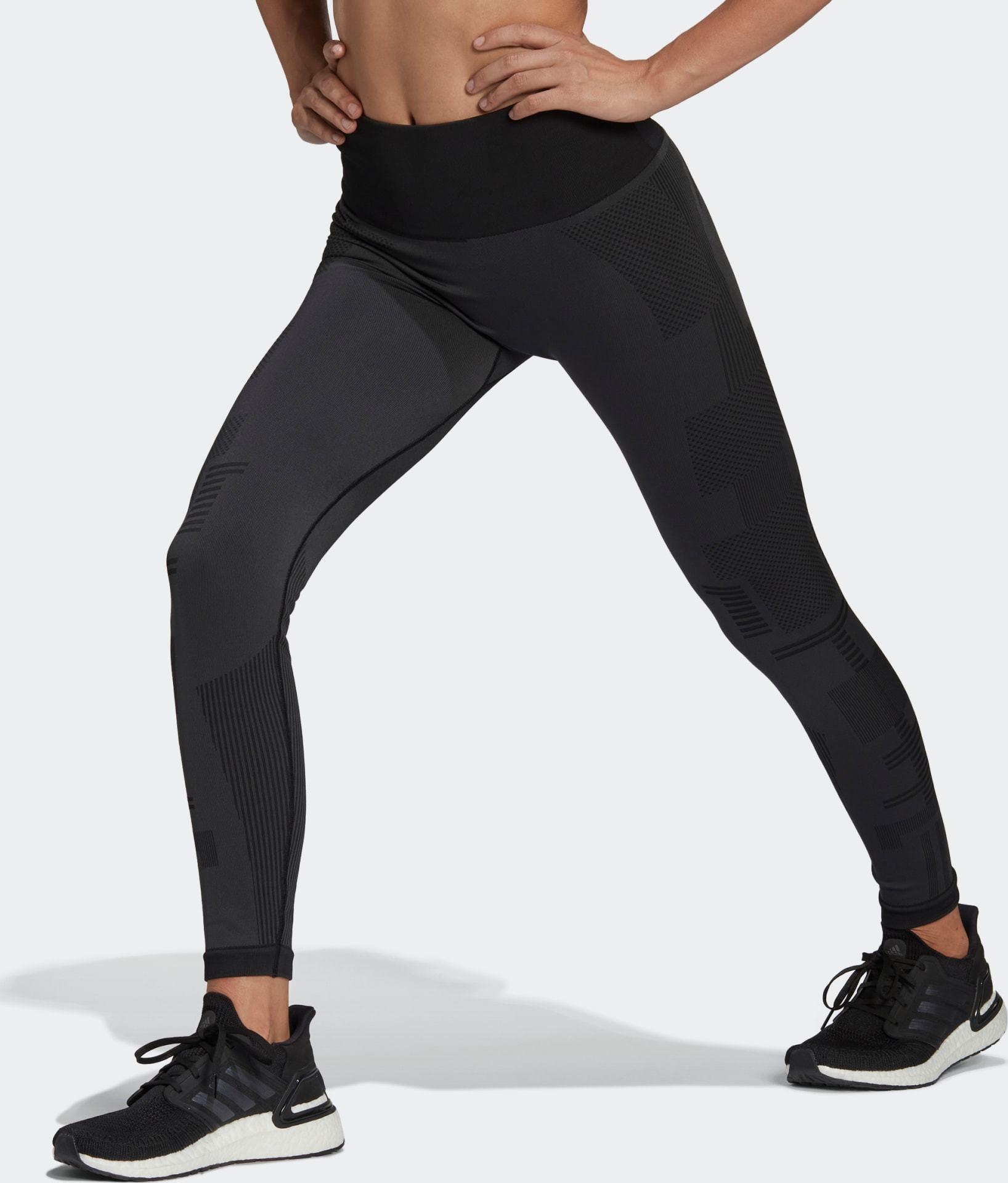 ADIDAS PERFORMANCE Sportovní kalhoty 'Karlie Kloss' grafitová / černá / bílá
