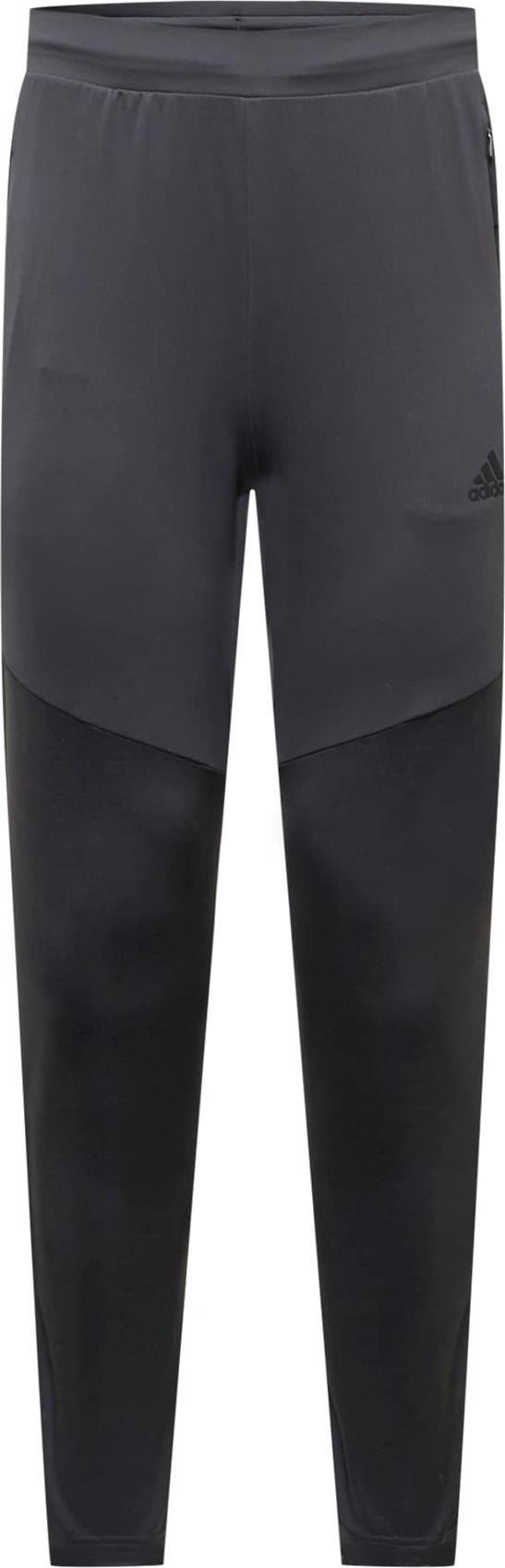 ADIDAS PERFORMANCE Sportovní kalhoty tmavě šedá / černá / antracitová