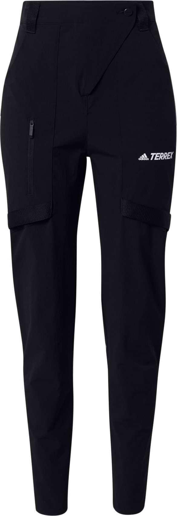 adidas Terrex Outdoorové kalhoty 'Zupahike' černá / bílá