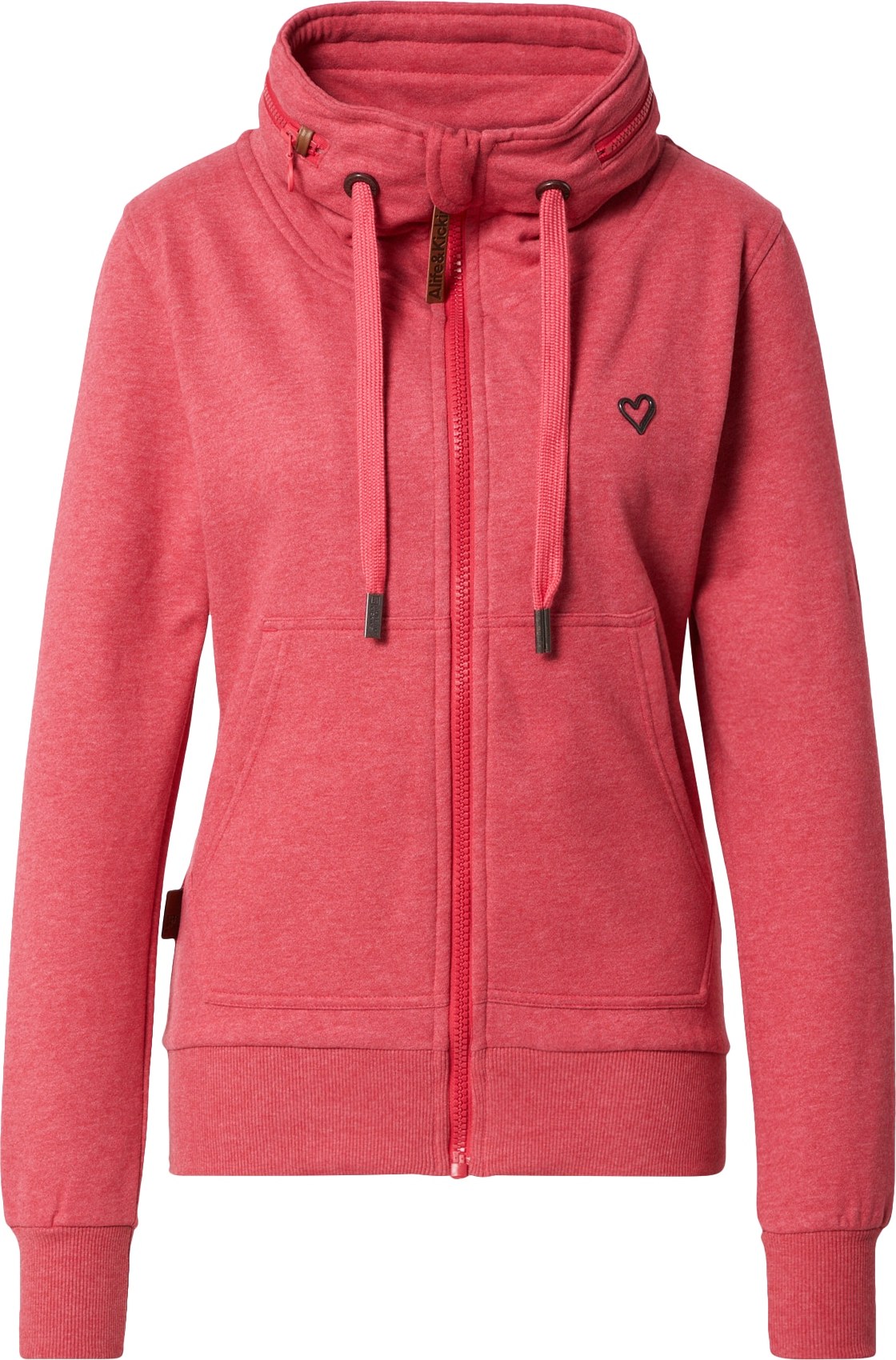 Alife and Kickin Mikina s kapucí 'Vivian' pink