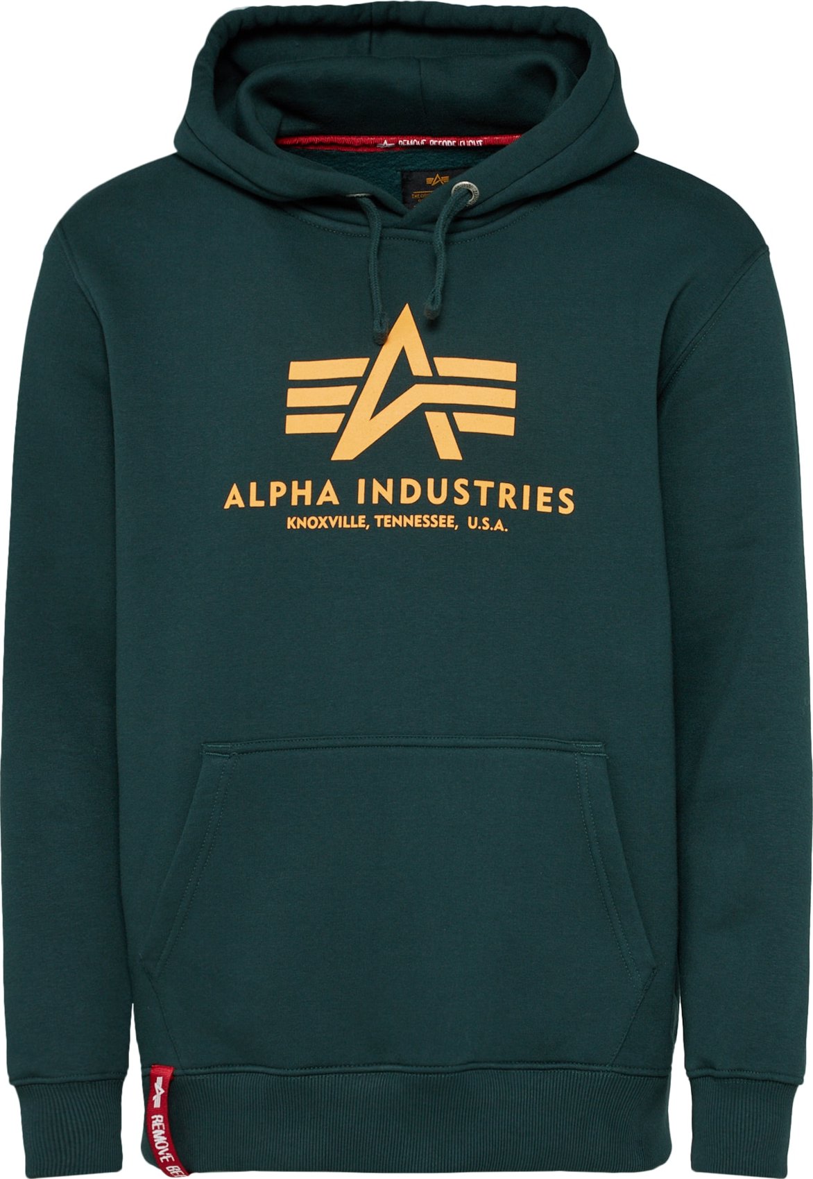 ALPHA INDUSTRIES Mikina oranžová / petrolejová