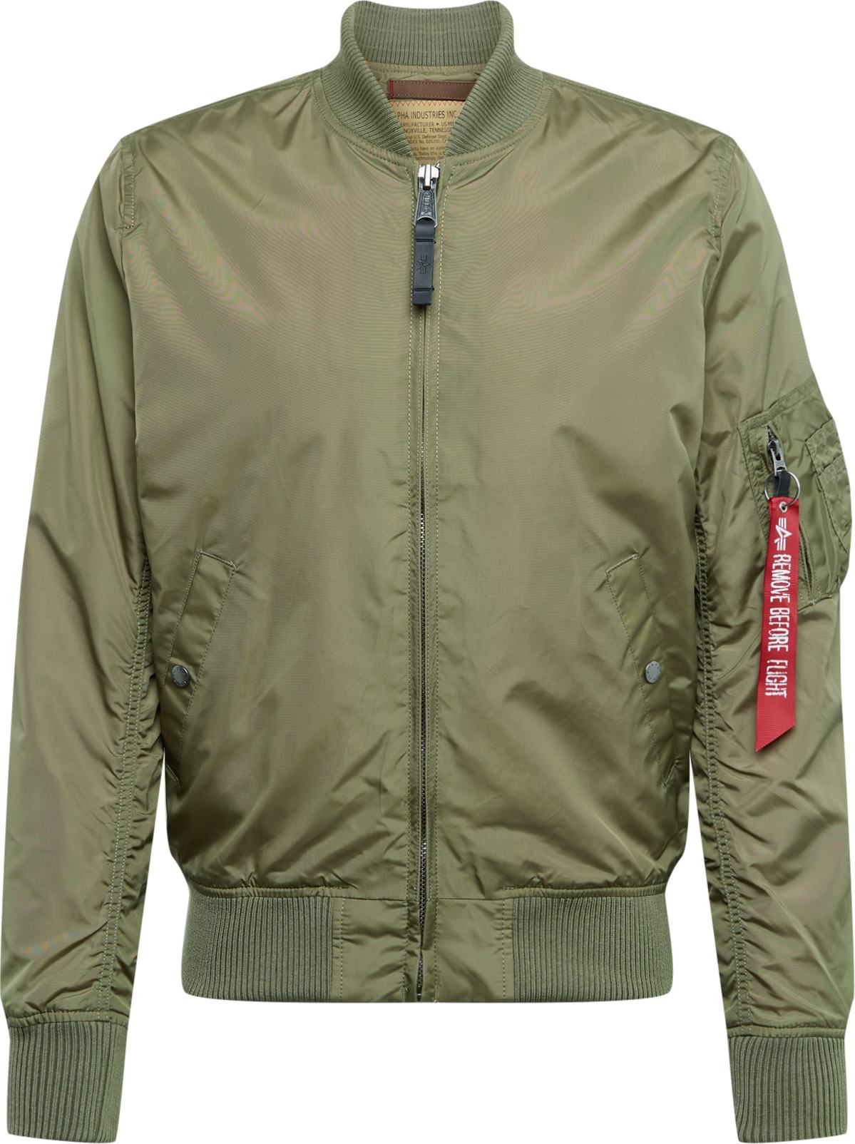 ALPHA INDUSTRIES Přechodná bunda olivová