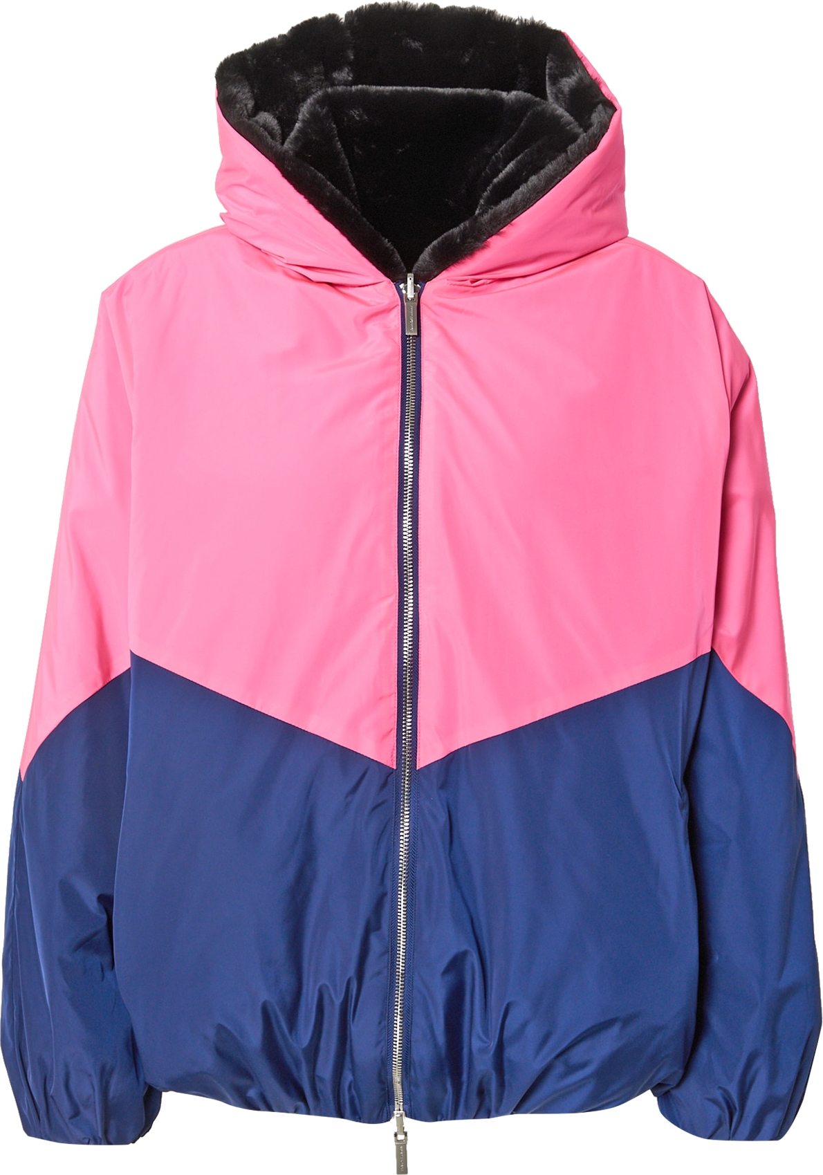 ARMANI EXCHANGE Přechodná bunda pink / marine modrá / černá