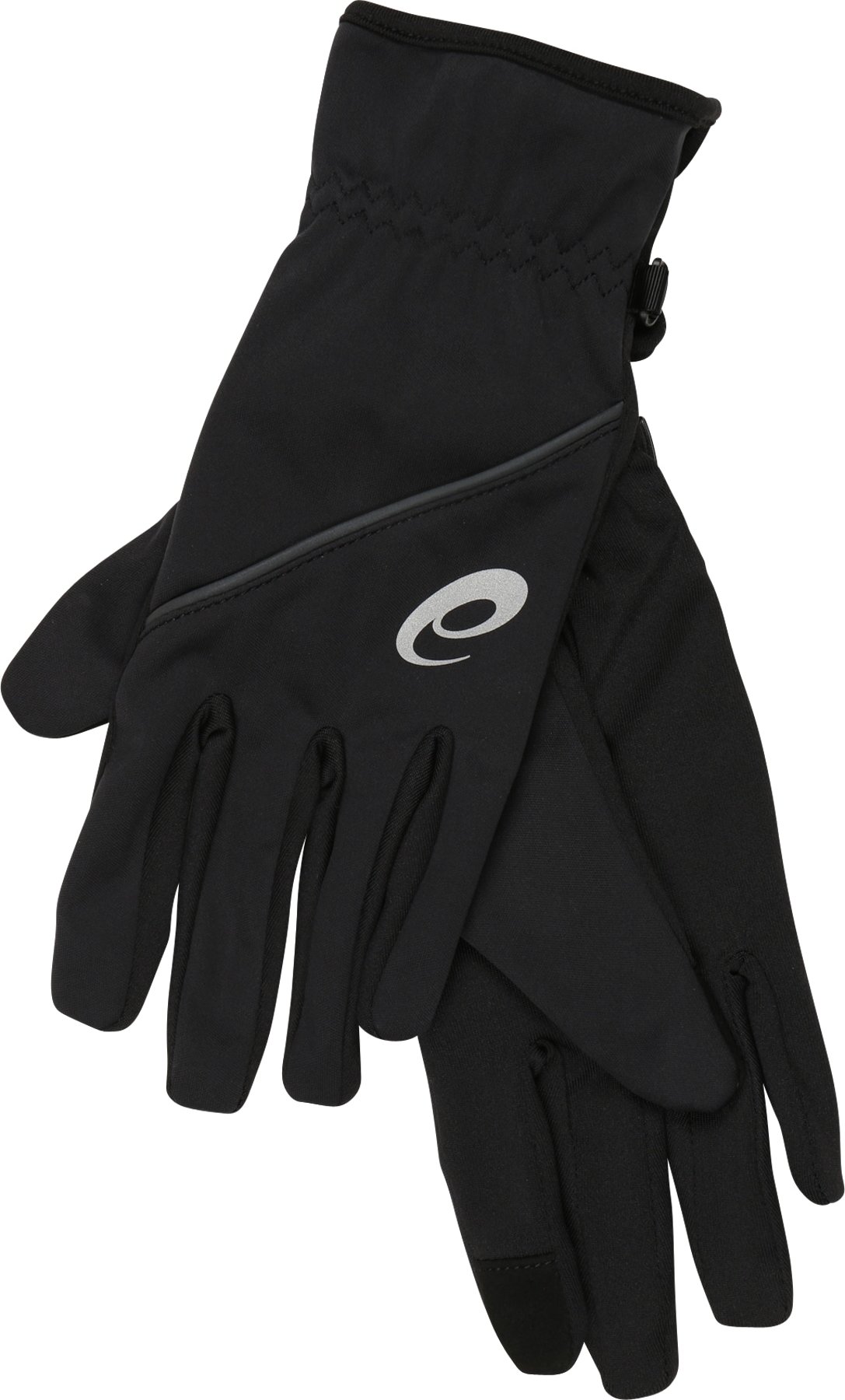 ASICS Sportovní rukavice černá / bílá