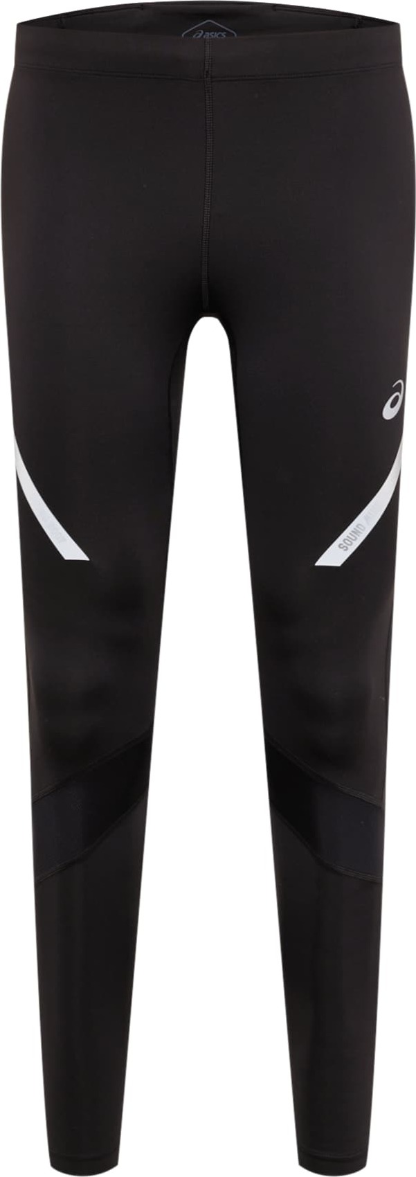 ASICS Sportovní kalhoty 'LITE-SHOW' černá / bílá