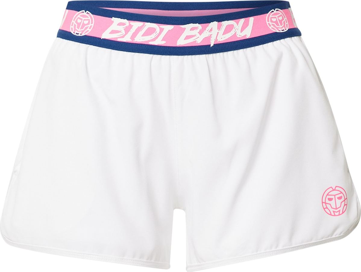 BIDI BADU Sportovní kalhoty 'Tiida' bílá / modrá / pink
